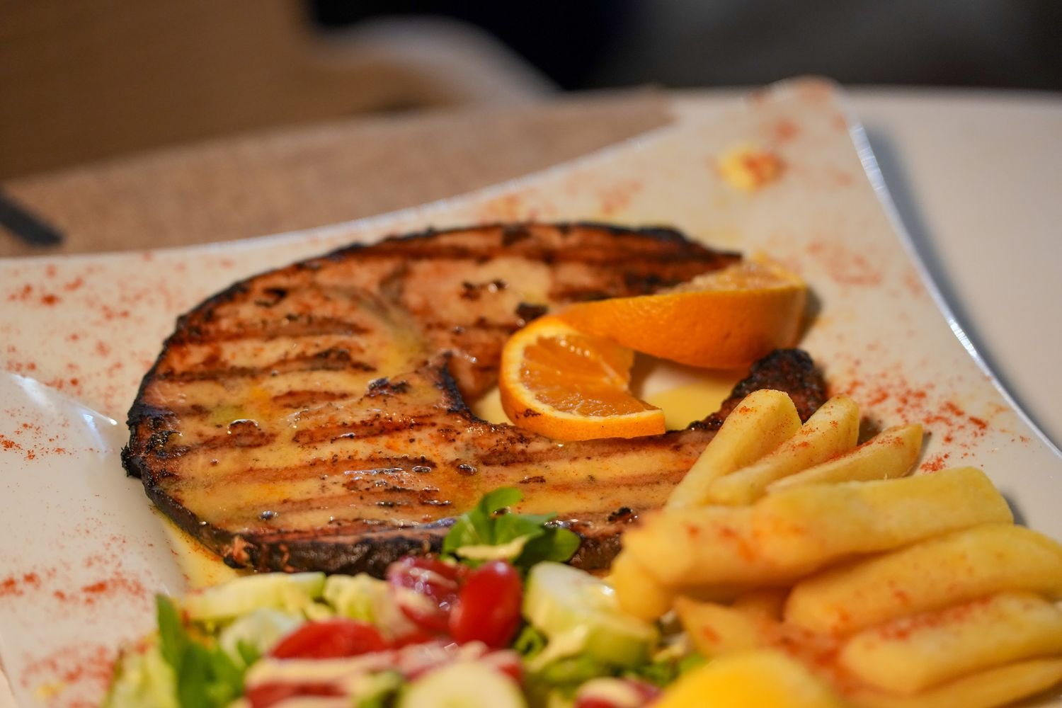 Grilled swordfish